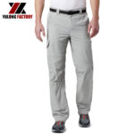 Fashion Multi Pocket Grey Cargo Pants For Mens