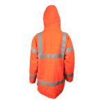 High Visibility Orange Anti-Static Jacket with Hood