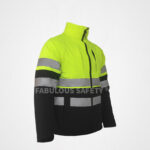 Mens Sports Stretch Reflective Windbreaker Jacket