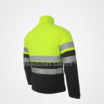 Mens Sports Stretch Reflective Windbreaker Jacket