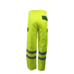 Fluorescent Yellow Water Repellent Trousers