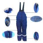Blue Flame Retardant Bib Pants
