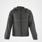 Classic biker Black leather Men Suede Jacket