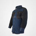 Fashion Casual Black Mens Jeans Denim Shirts