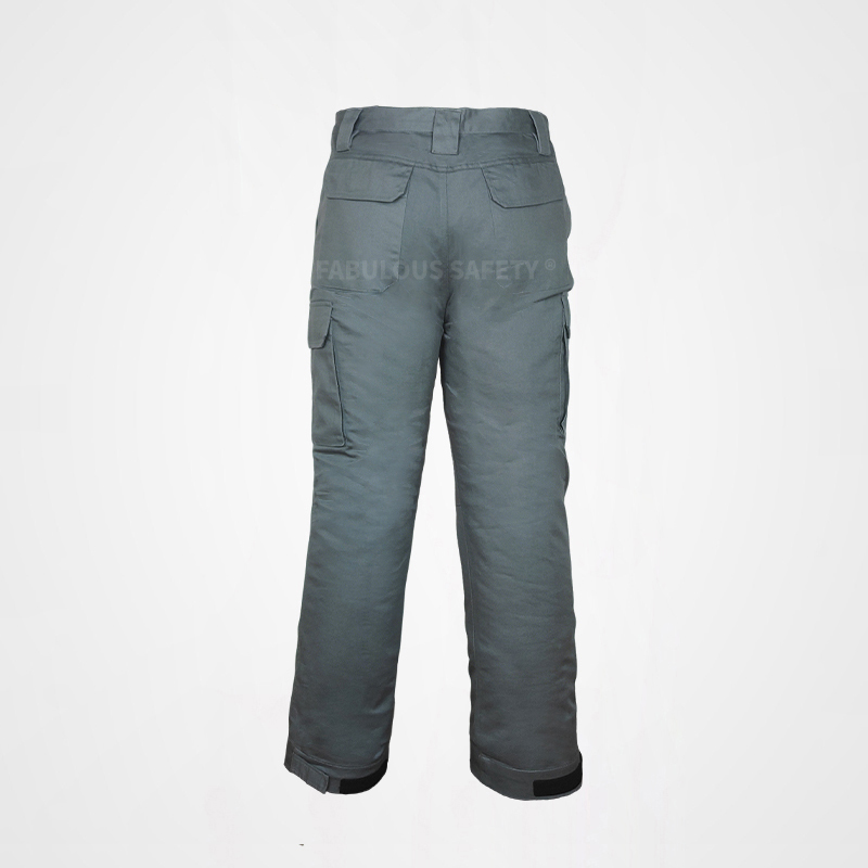 Fashion Multi Pocket Grey Cargo Pants For Mens