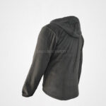 Classic biker Black leather Men Suede Jacket