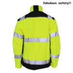 High Visibility Yellow and Black Jacket