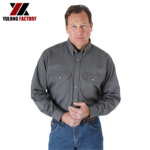 Flame Resistant Long Sleeve Mens Work Shirt