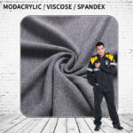 Modacrylic Fire Retardant Viscose Spandex Anti Static Fabric