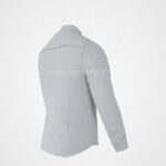 Button Down Long Sleeve Cotton White Shirt For Men