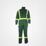 Custom flame retardant overall with reflective strip classic style