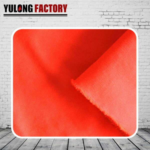 twill 100% high visible flame retardant fabric