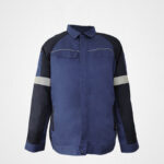 en11612 cvc cotton polyester flame protection jacket