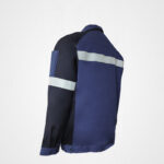 en11612 cvc cotton polyester flame protection jacket
