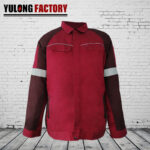 en 11612 plain dyed navy color fr workwear