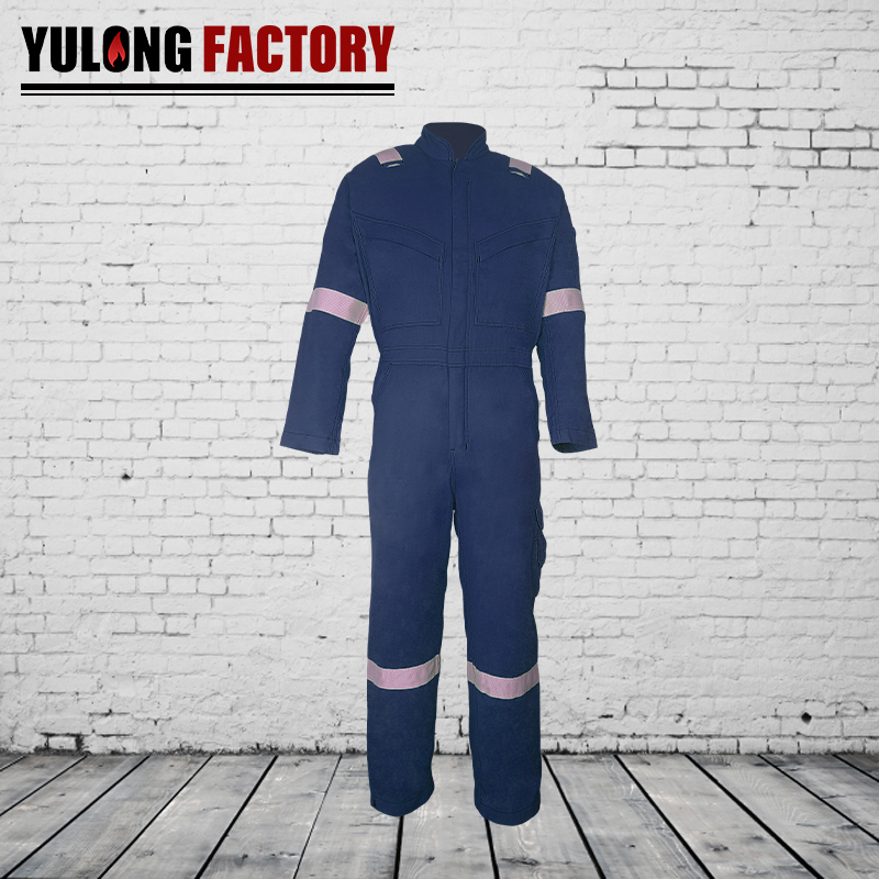 flame retardant aramid safety coverall