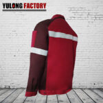 en 11612 plain dyed navy color fr workwear