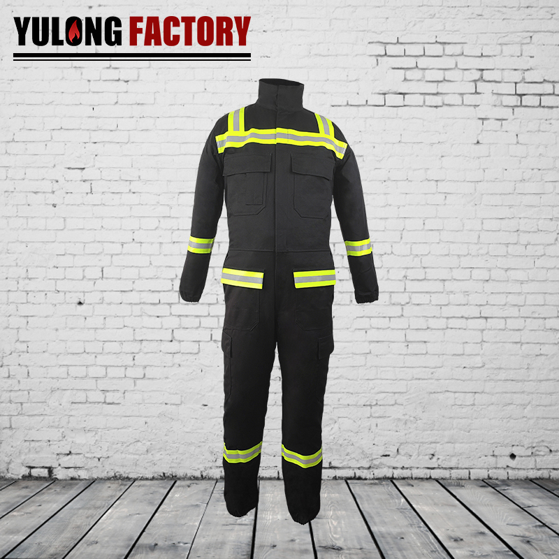 100% cotton winter fr reflective stripe coverall