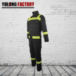 100% cotton winter fr reflective stripe coverall