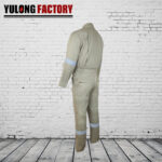 100% cotton fire resistant coverall for oil field