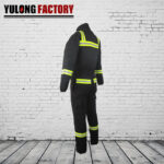 100% cotton winter fr reflective stripe coverall