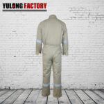 100% cotton fire resistant coverall for oil field