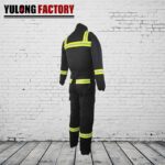 100% cotton winter fr reflective stripe coverall