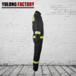 100% cotton winter fr reflective stripe coverall