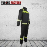 100% cotton winter fr reflective stripe coverall