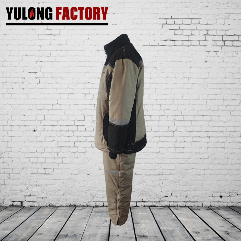 cvc cotton polyester welding safety pants and jacket