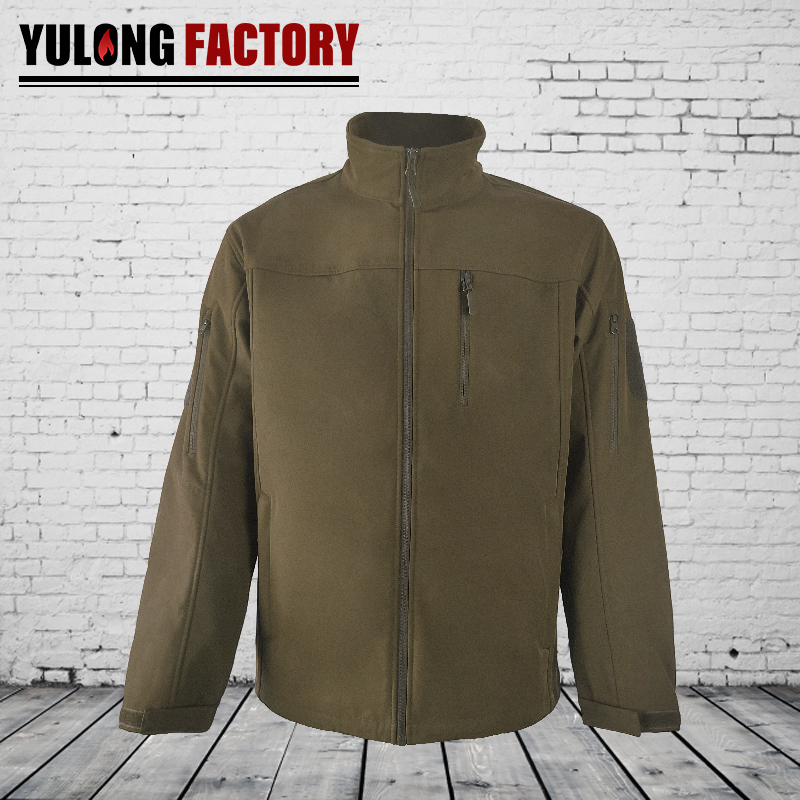 green arc-resistant relaxed fit jacket
