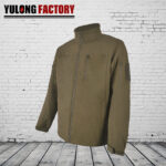 green arc-resistant relaxed fit jacket