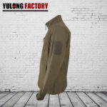 green arc-resistant relaxed fit jacket