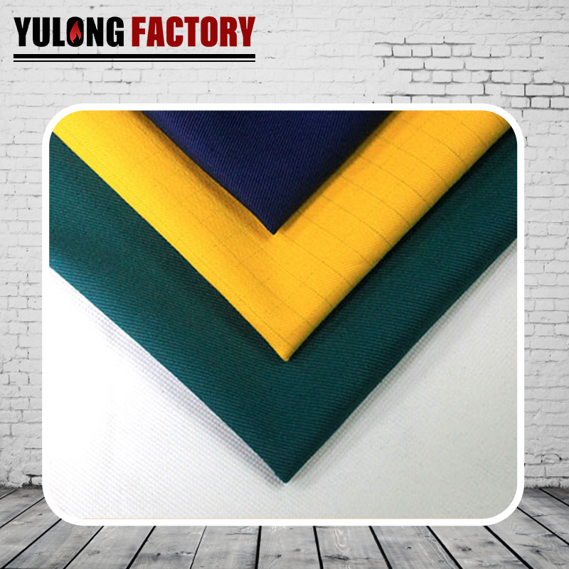 100% cotton 150gsm flame retardant fabric manuf...