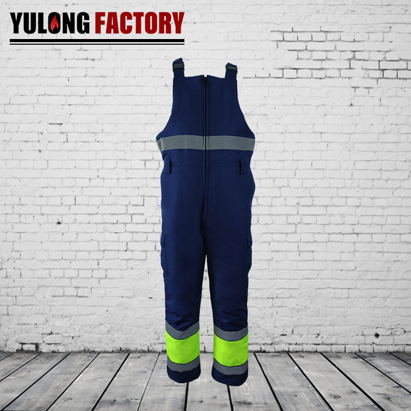 100% cotton fire resistant bib overall