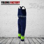 100% cotton fire resistant bib overall