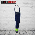 100% cotton fire resistant bib overall