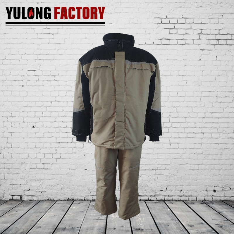 cvc cotton polyester welding safety pants and j...