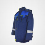 navy blue flame resistant jacket