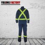 100% cotton flame resistant and telfon coverall