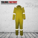 100 cotton green coveralls
