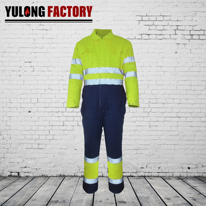 100 cotton high temperature protective coveralls