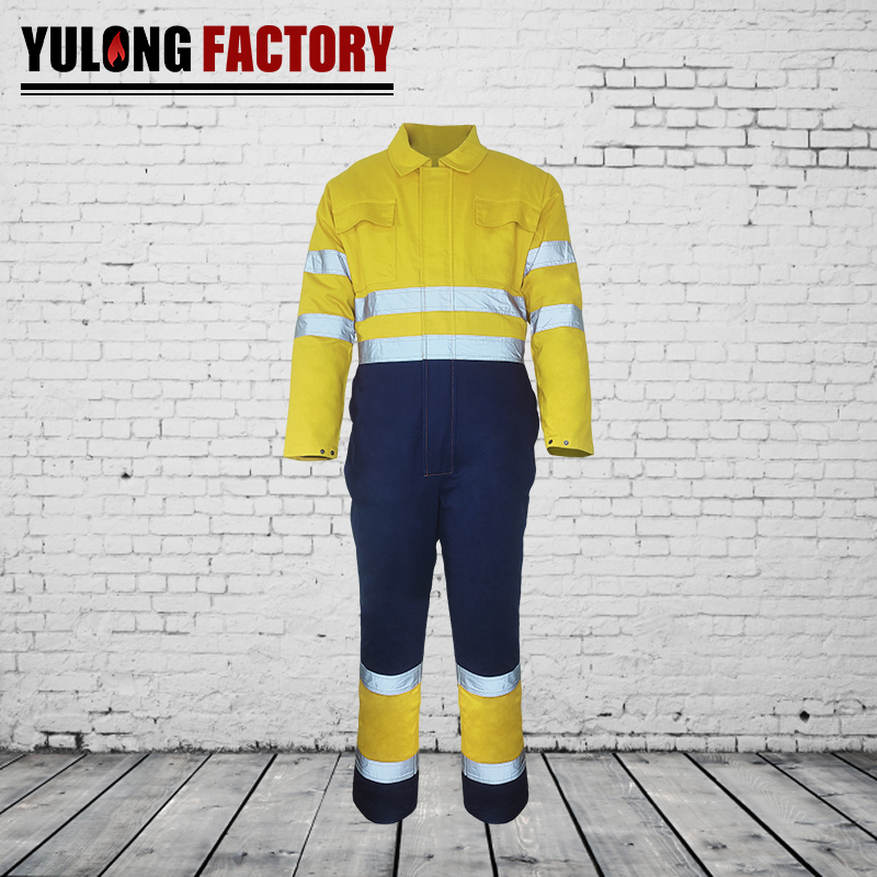 100% cotton fire resistant winter coverall