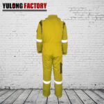 100 cotton green coveralls