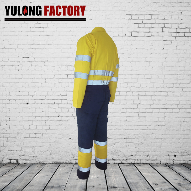 100% cotton fire resistant winter coverall