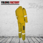 100 cotton green coveralls