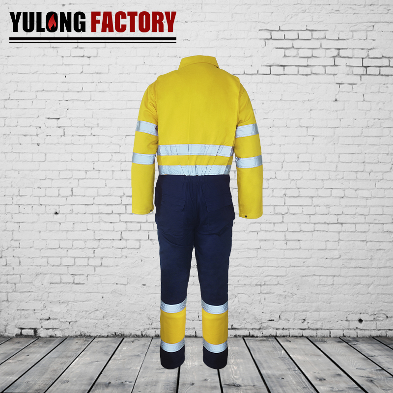 100% cotton fire resistant winter coverall