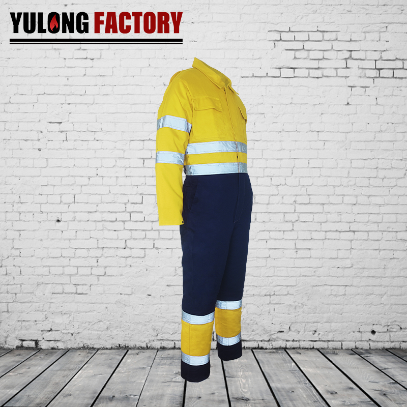 100% cotton fire resistant winter coverall